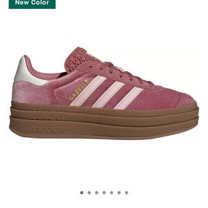 Adidas Gazelle Women's Velvet Mauve Pink Sneakers